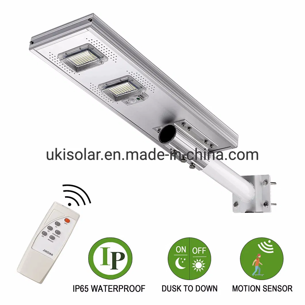 Ukisolar Hot Sale Outdoor Courtyard Waterproof IP65 50 100 150 Watt All in One LED Solar Street Light Price