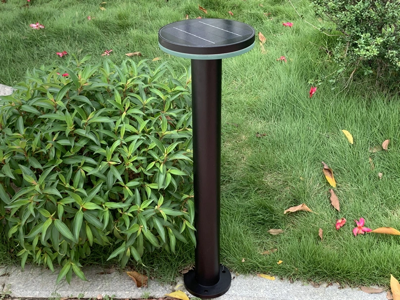 High Power Solar Charge Controller CE Outdoor Bollard Solar LED Garden Light with 5W Solar Panel &amp; LED Light