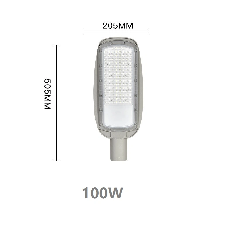 Outdoor Waterproof IP65 High Power IP66 50W 100W 150W Security Ligting LED Road Lamp Garden Yard Sensor Solar or Main LED Street Light