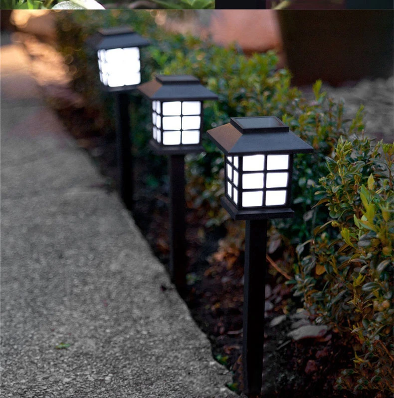 New Solar Garden Lights Outdoor Waterproof Yard Lights Three Colors