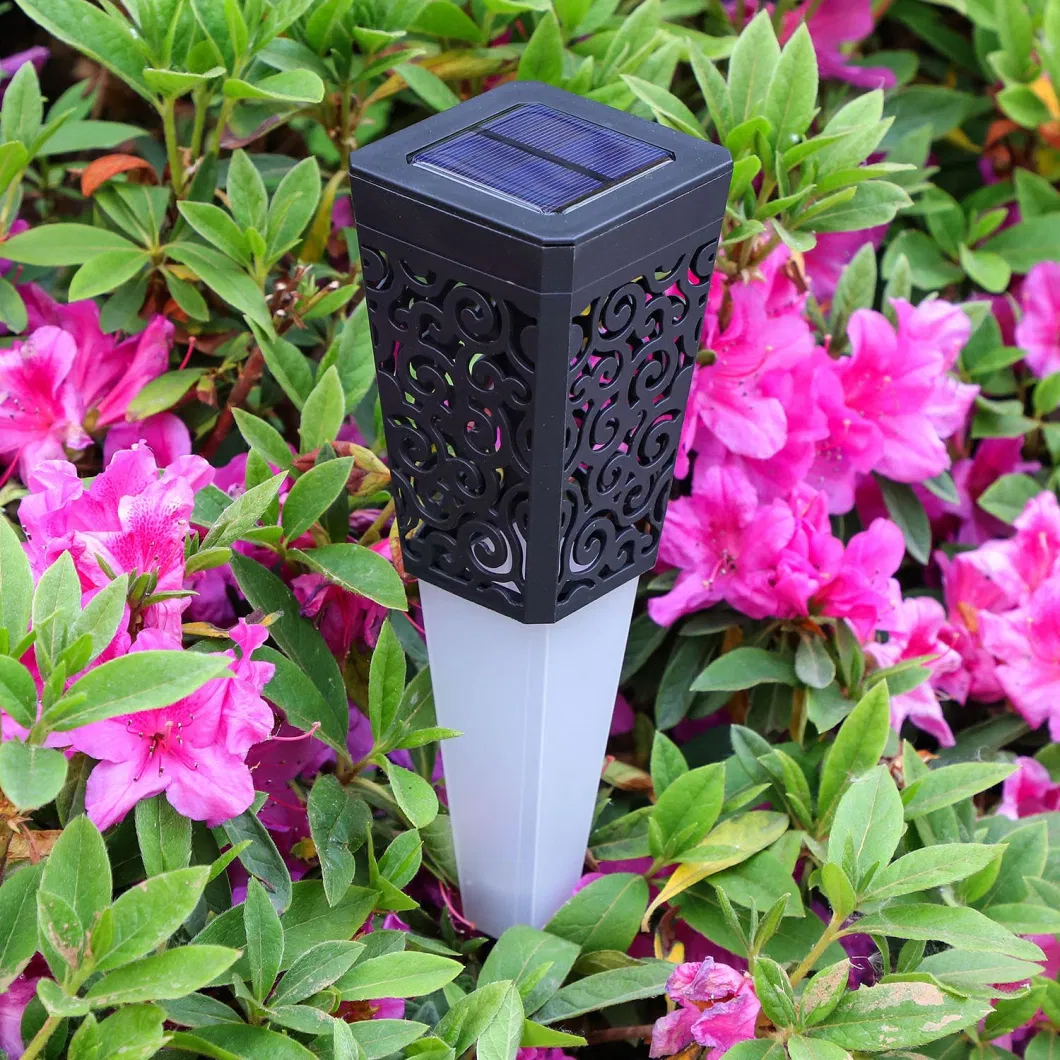 Outdoor IP65 Waterproof Landscape Lamp LED Solar Power Garden Light for Pathway Lawn Patio Yard Walkway Driveway Path Courtyard Lighting