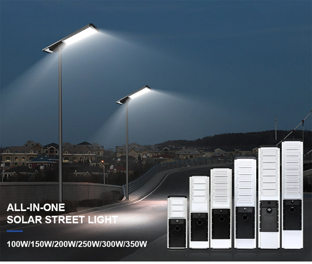 Alltop 100W 150W 200W 250W 300W 350watt Solar Induction Street Light LED Outdoor Lights Dusk to Dawn