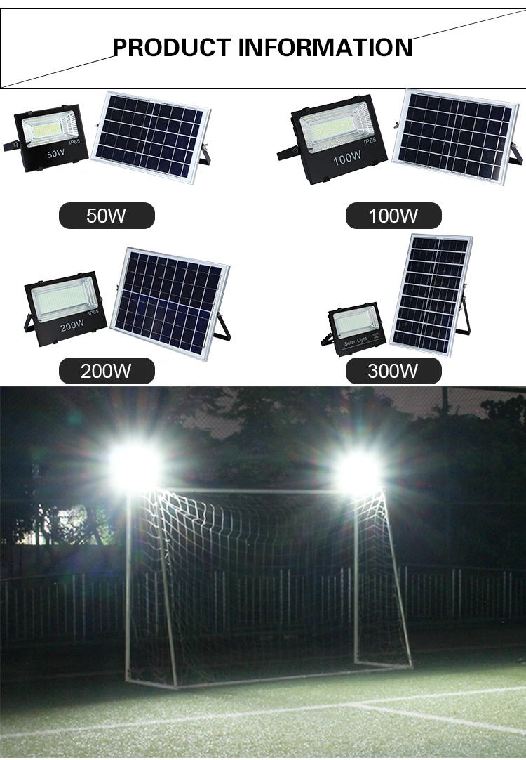 Outdoor Waterproof IP65 Construction Site Construction Solar Flood Light