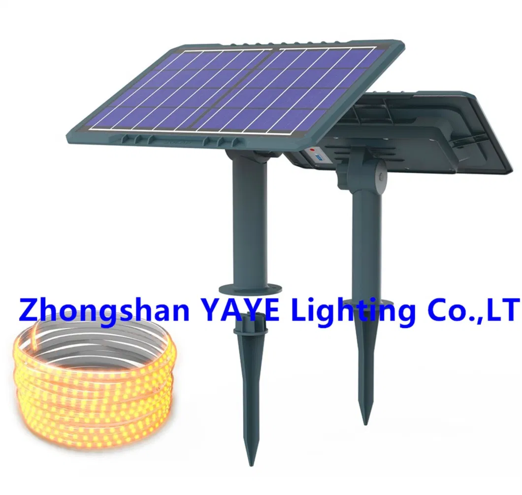 Yaye CE Solar Factory Supplier 50W/100W/200W Outdoor Waterproof IP65 RGB/Single Color LED Strip Garden Christmas Holiday Landscape Decorative Light Manufacturer