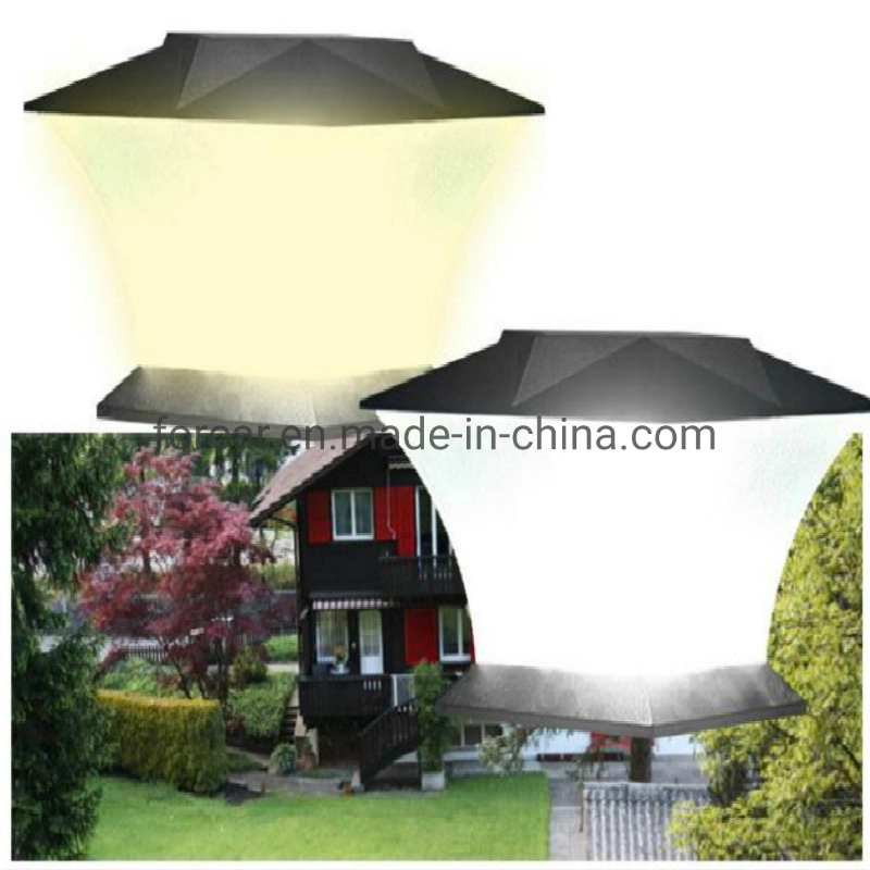 Wholesale Emergency Garden Decorative LED Lighting Solar Powered LED Garden Lamp Waterproof Outdoor Pillar LED Fence Garden Light