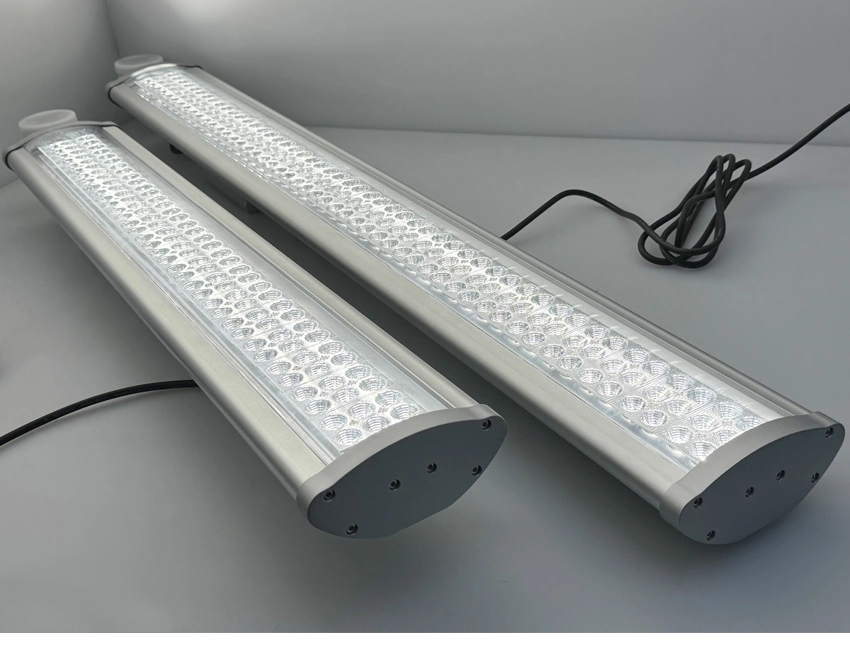 Smart LED Linear High Bay Light Emergency 2-Hour IP65 Waterproof Industrial Warehouse Parking Lot Council Hal Construction Site