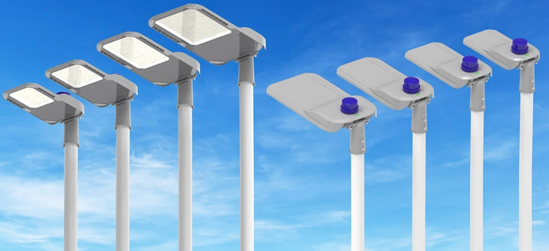 PLC Lorawan Photocell Intelligent Solar LED Street Light for Outdoor Garden Main Road Lighting 50W-300W