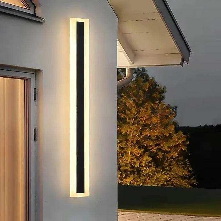 180 LED Solar Power Wall Light Outdoor Garden Lamp Living Bedside Lamp Room Decorative Indoor Room Long Wall Lamp