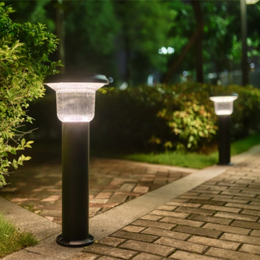 IP65 Outdoor Die-Casting Aluminum Lawn Landscape Pathway LED Lamp Solar Garden Light for Yard Pathway Walkway Decoration Resident