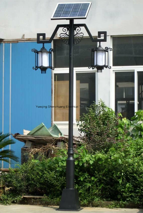 Outdoor LED Courtyard Solar Street Lamps for Yard Garden Path Landscape