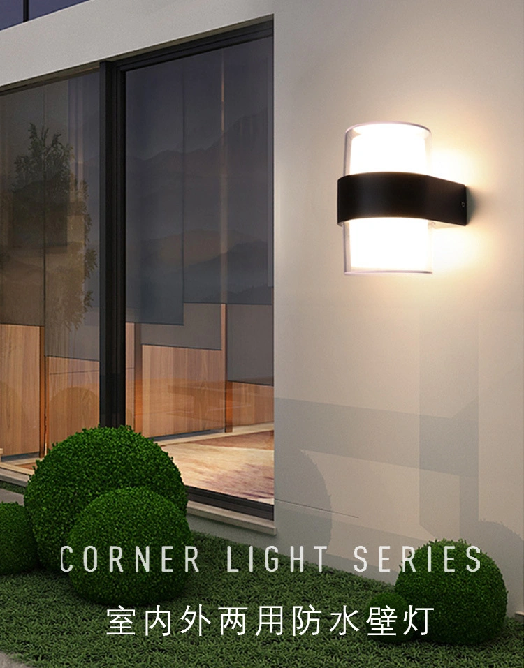 5W LED Waterproof IP65 Square Modern Wall Lamp Courtyard Garden Light