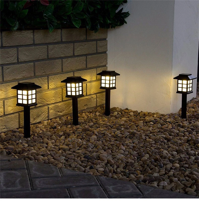 New Solar Garden Lights Outdoor Waterproof Yard Lights Three Colors