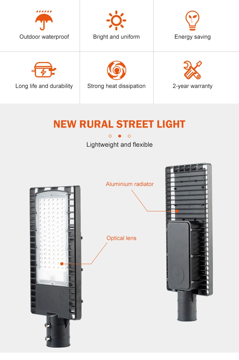 Commercial Electric Parking Lot Street 30W 50W 100W 200W Outdoor LED Lighting