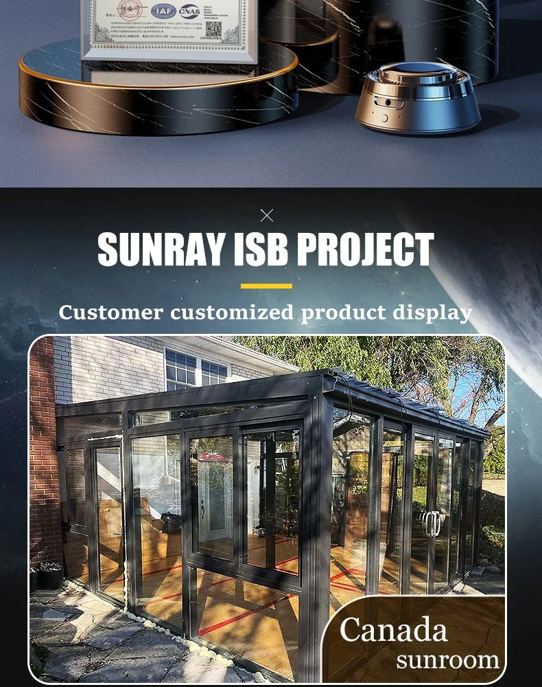 Customizable Noise-Proof Sunlight Room Courtyard Glass Sunlight Room Modern Garden