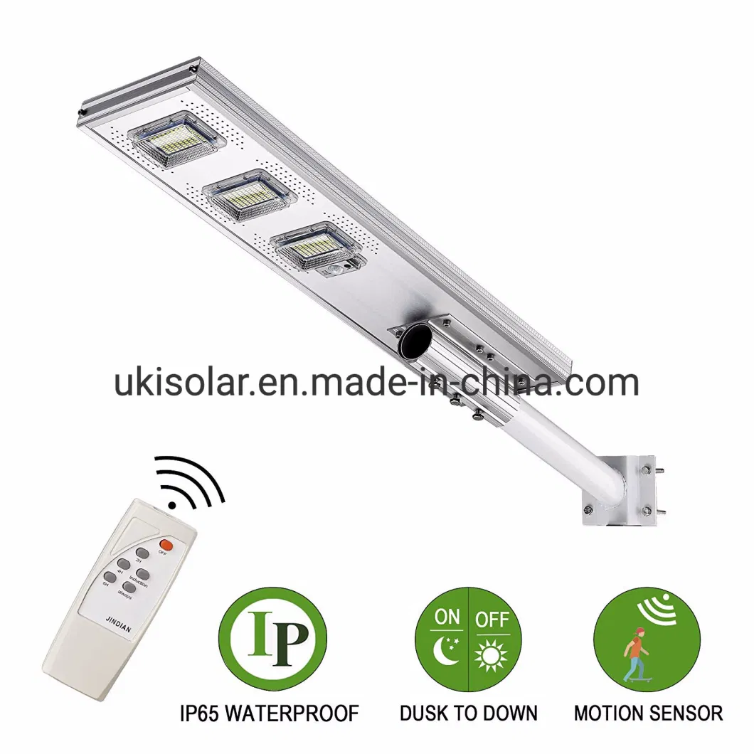 Ukisolar Hot Sale Outdoor Courtyard Waterproof IP65 50 100 150 Watt All in One LED Solar Street Light Price