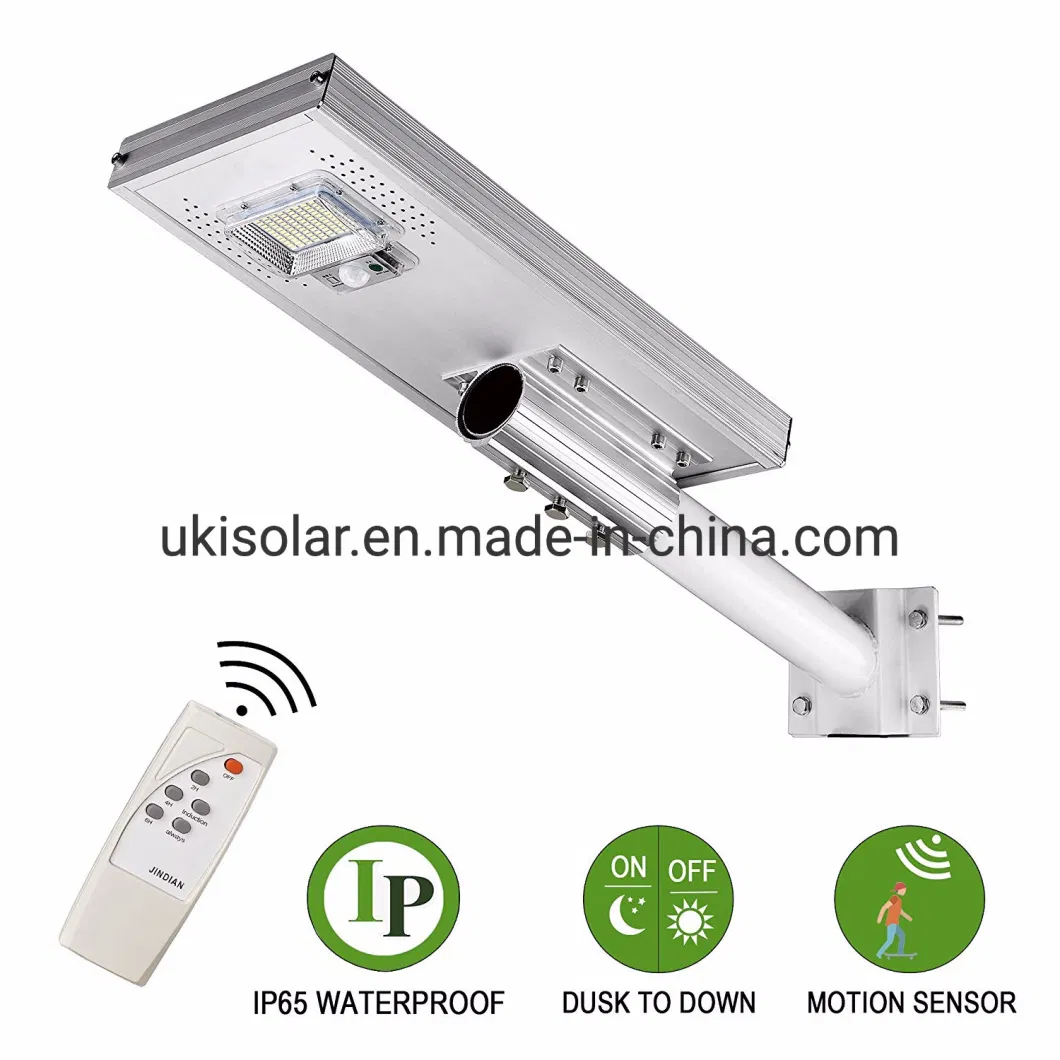 Ukisolar Hot Sale Outdoor Courtyard Waterproof IP65 50 100 150 Watt All in One LED Solar Street Light Price