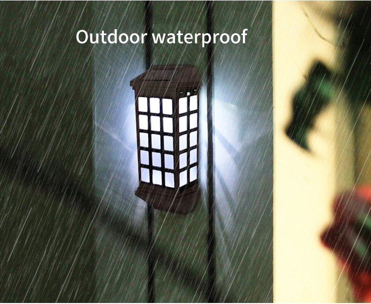 Solar Wall Lamp Outdoor Waterproof Induction Wall Mounted Light for Courtyard Garden