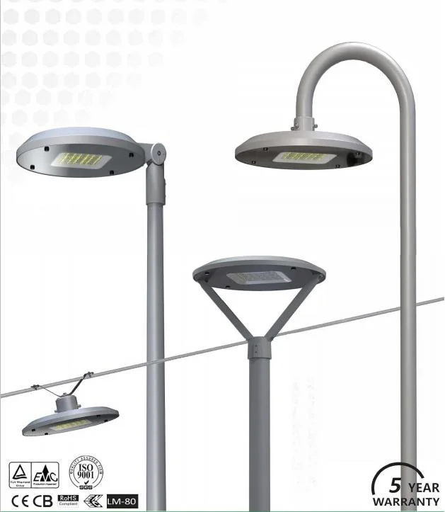 Factory Design Lighting Solution 30W 50W 80W 100W 130lm/W 5 Years Warranty Courtyard Lamp