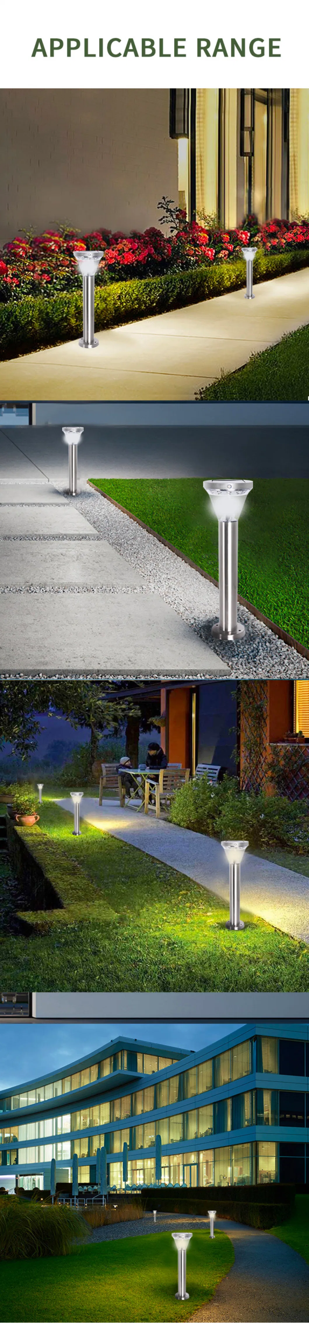 Waterproof LED Garden Light Outdoor Decorative Landscape Solar Powered Garden Flood Lights