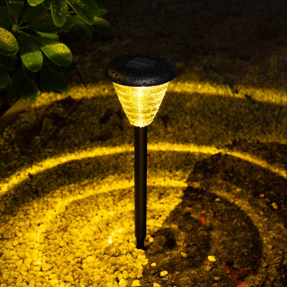 Factory Outdoor Waterproof Activated Spike Lamp LED Solar RGB Courtyard Stake Lighting