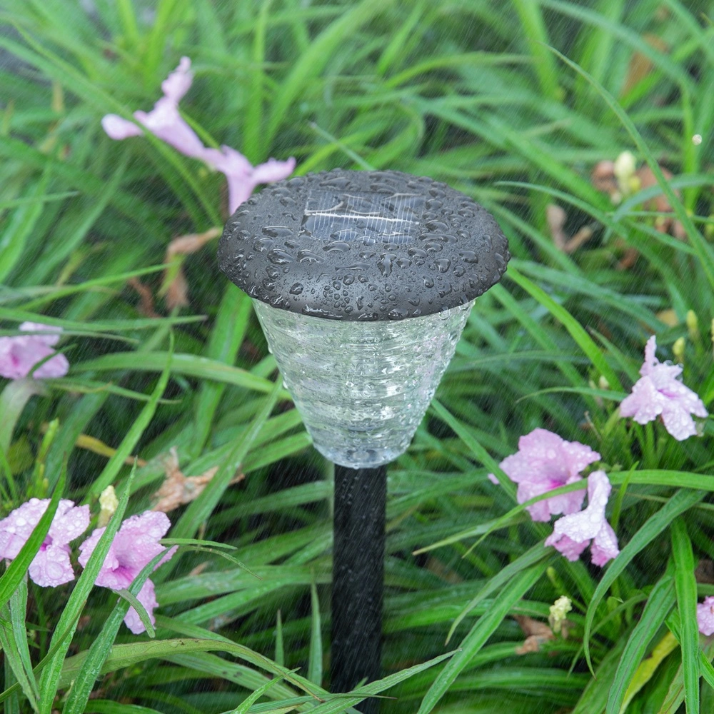 Factory Outdoor Waterproof Activated Spike Lamp LED Solar RGB Courtyard Stake Lighting