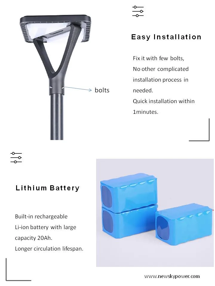 Discount Outdoor Die-Casting Aluminum Waterproof Dusk to Dawn Solar Powered Lights for Garden Road Street Plaza Park