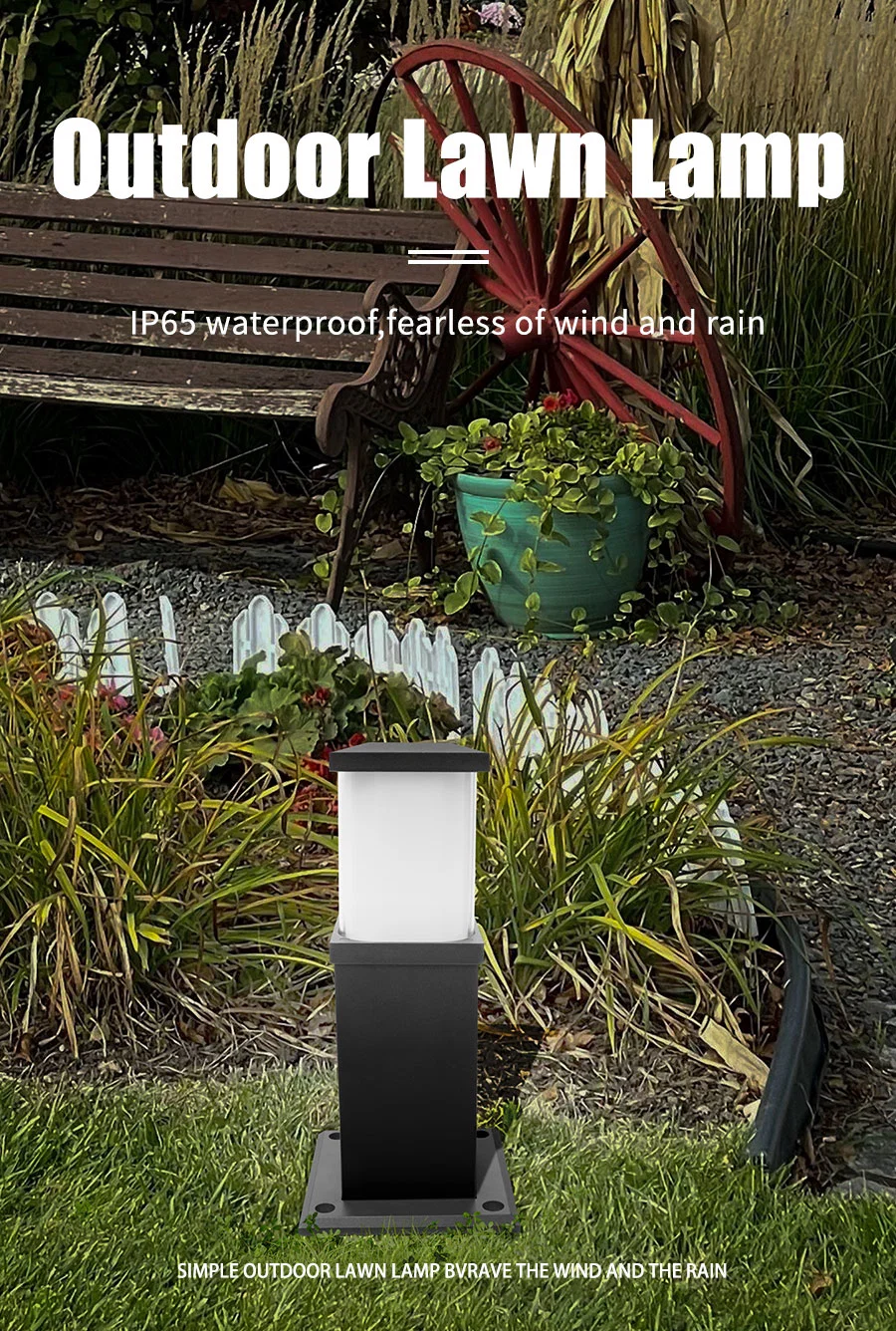 New Products LED Pathway Bronze LED Lawn Light IP65 Outdoor Bollard Light