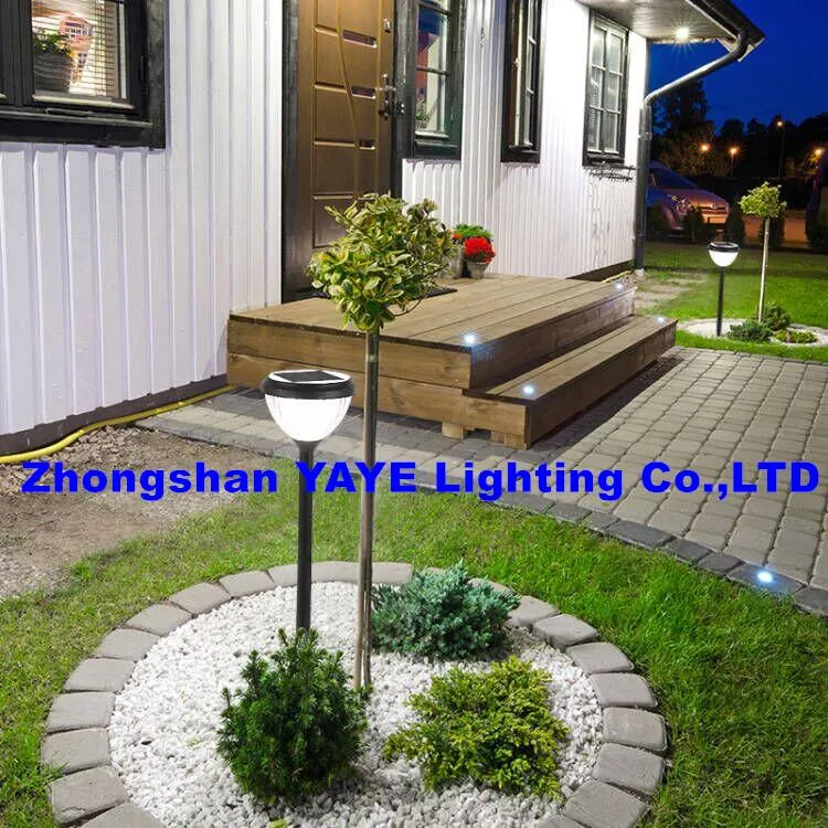 Yaye 2023 Hottest Sell Waterproof IP66 50W LED Garden Light Outdoor Solar Pathway Lights for Lawn/Patio/Yard/Walkway/Driveway with 1000PCS Stock