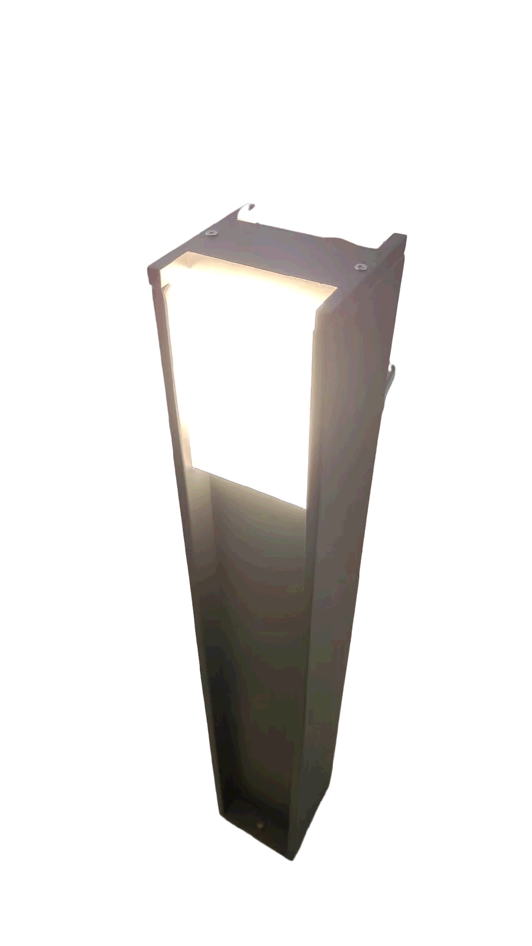 Private Model E27 Socket Square IP65 Outdoor Pathway Park Landscape Post Bollard Lawn Garden Light