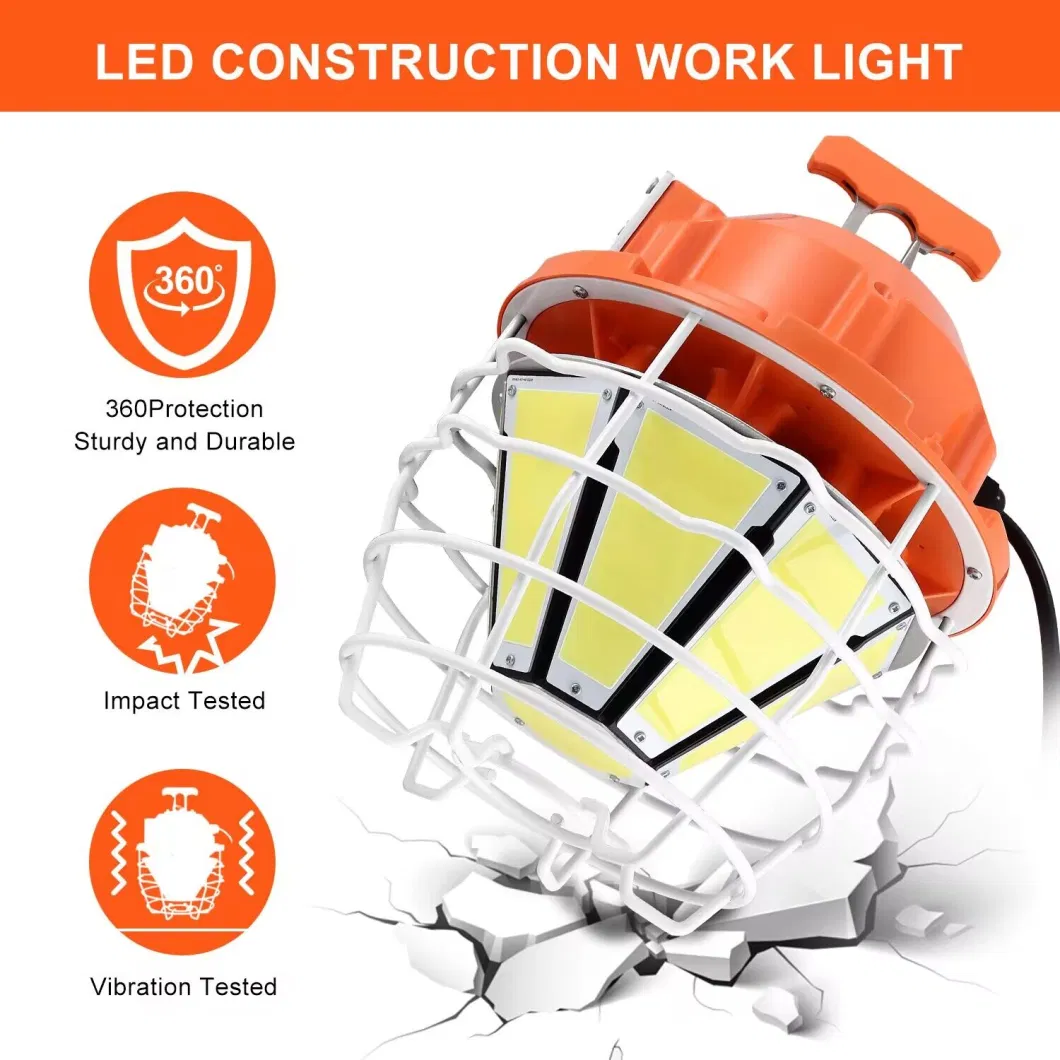 High Bay Temporary LED Work Light 150W-T 18, 000 Lumens LED Work Light for Construction Site and Factory Use