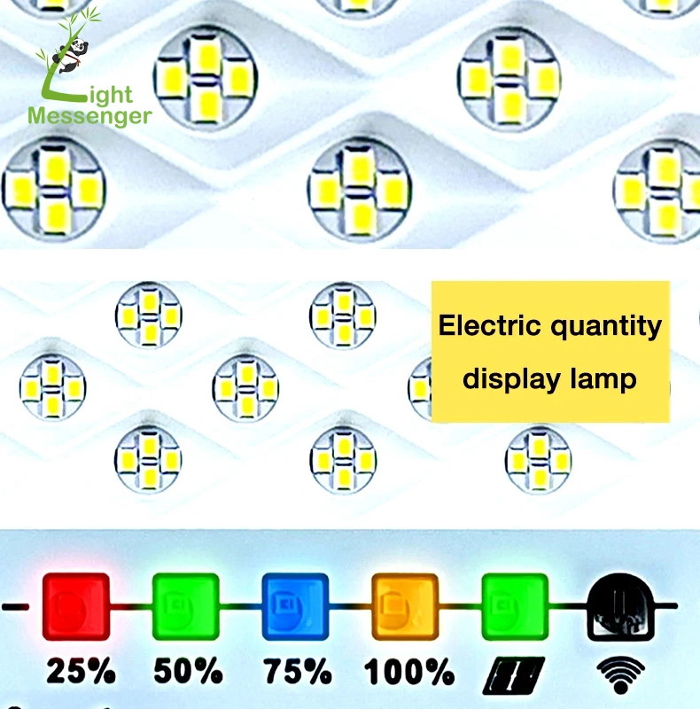 Light Messenger High Quality Solar Powered Flood Lamps Solar Lights Floodlights 100W 200W 300W 400W LED Solar Flood Lighting for Outdoor Garden Courtyard