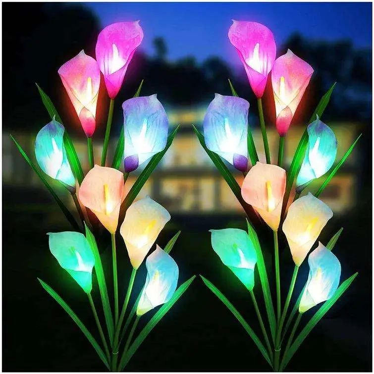 Hot Sale Outdoor Waterproof Flower Decorative Solar Lights for Garden Decoration