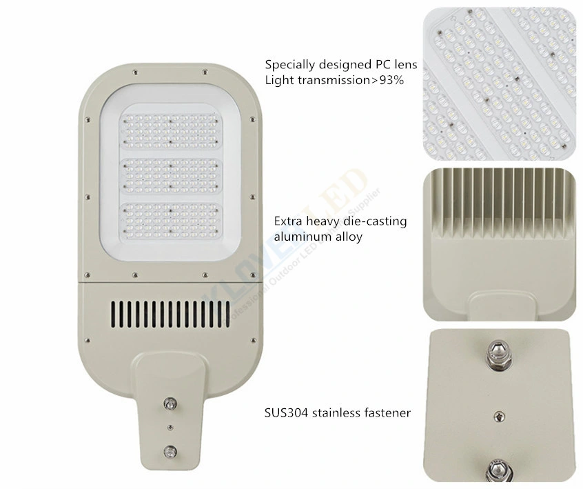 Outdoor IP65 80W 120W 150W 200W LED Street Light for Road and Highway Lighting Garden Light Courtyard Light