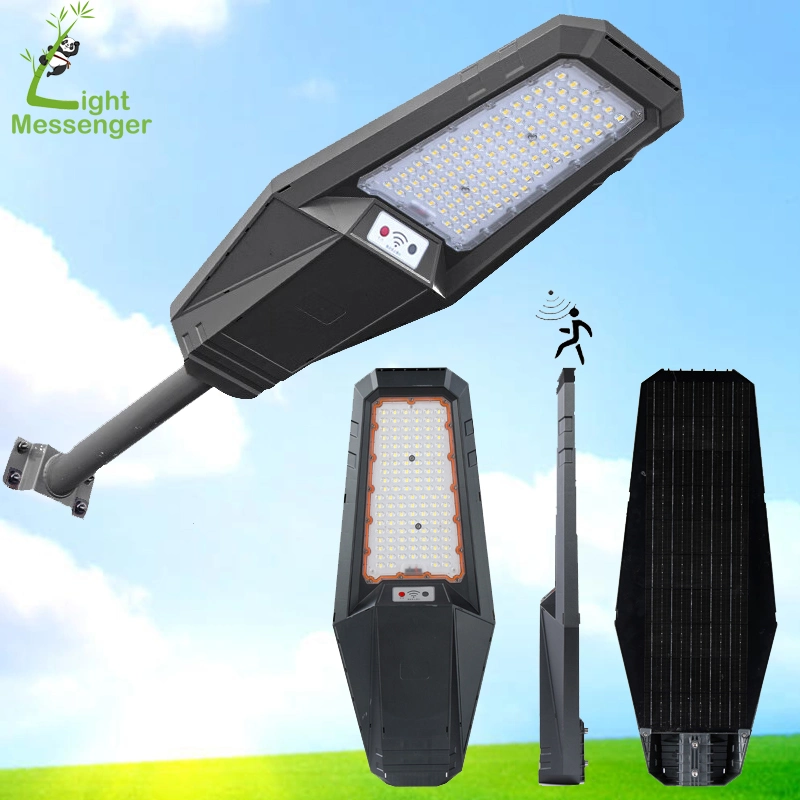 Light Messenger All in One System Powered Streetlight Integrated Lighting Outdoor Garden Courtyard Court Yard Lamps Lamparas Solares Road LED Solar Street Light