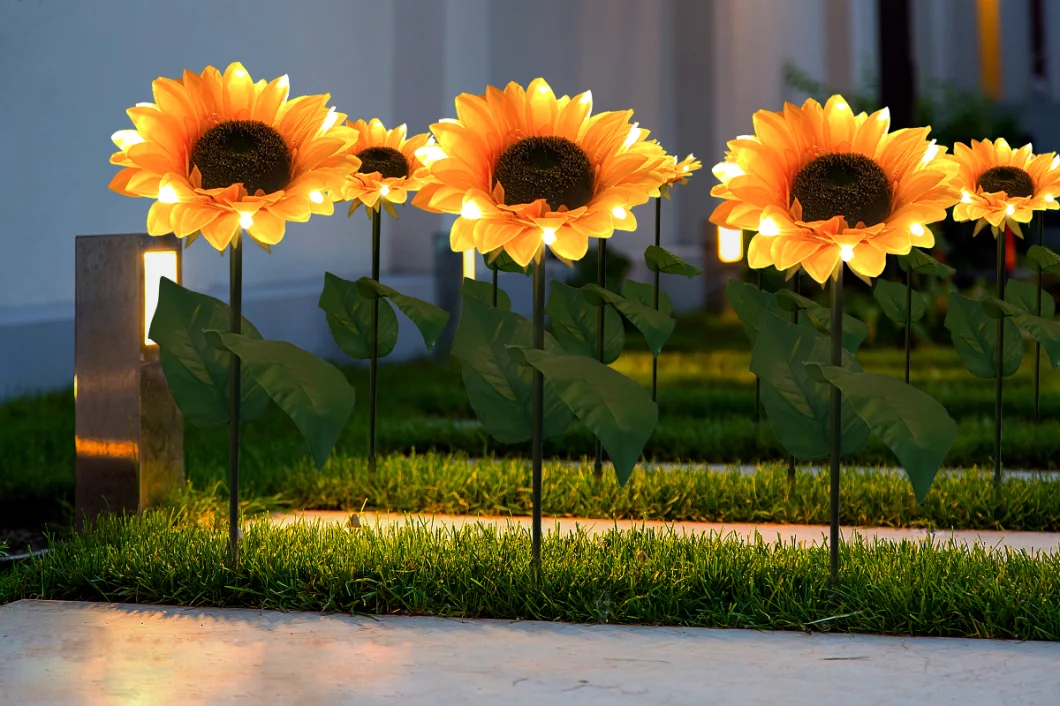 Sunflower Outdoor Garden Lawn Light IP65 Waterproof for Yard Yard Wedding Festive Decoration