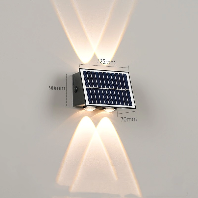 House Garden Yard Wall Lights Front Door Yard Garden Lamp Solar LED Wall Light