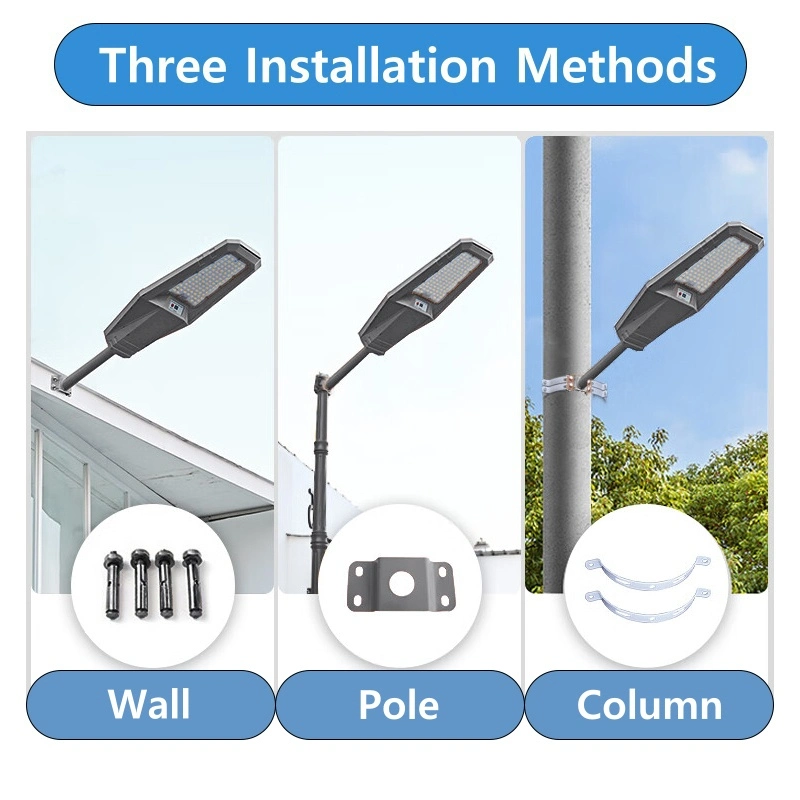 Light Messenger All in One System Powered Streetlight Integrated Lighting Outdoor Garden Courtyard Court Yard Lamps Lamparas Solares Road LED Solar Street Light