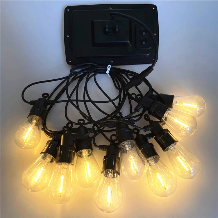 Garden Outdoor Waterproof Christmas Light Solar String Lights for Patio Holiday Garland