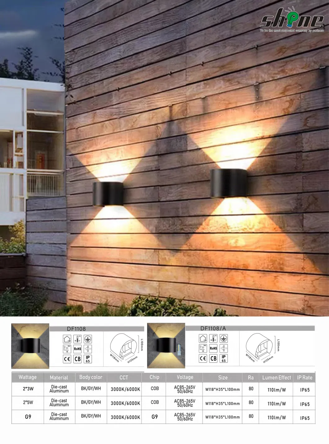 Hotel Outdoor Exterior Wall Lamp Light for Villa Courtyard Decor Wall Lamp