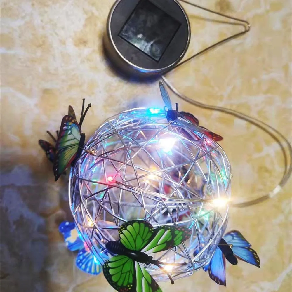 Waterproof Butterfly Ball Solar Light Garden Decorative Outdoor Ci21881