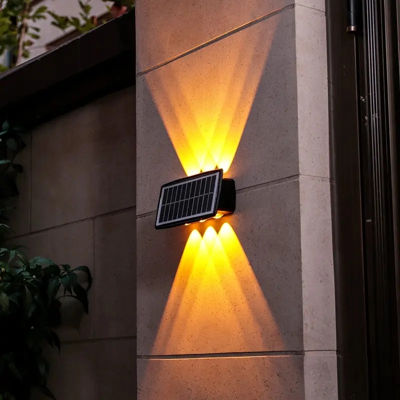 Outdoor Wall Lamps Energy Garden Waterproof Solar Lamp Courtyard Garden Decoration Light