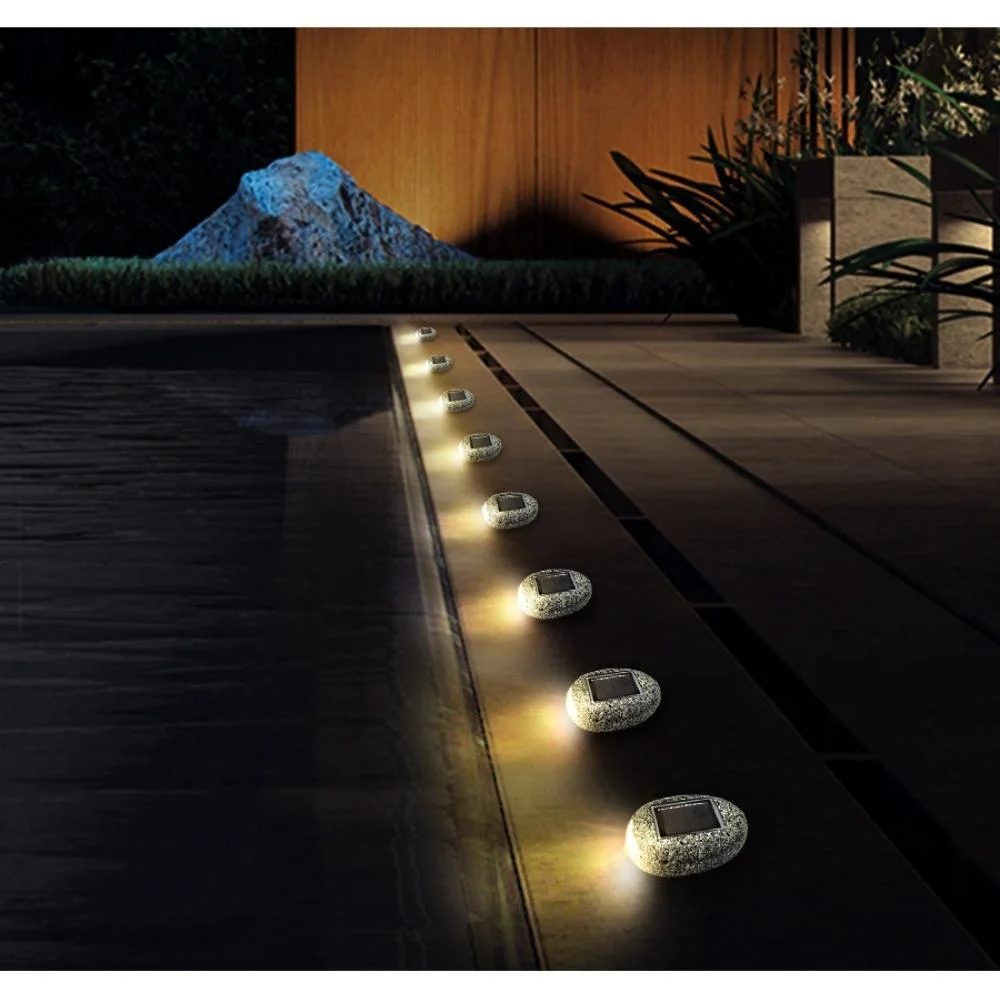 Outdoor Garden Light Patio Solar Stone Lamp High Imitation Stone Lamp Garden Path Decoration Lights Bl20549