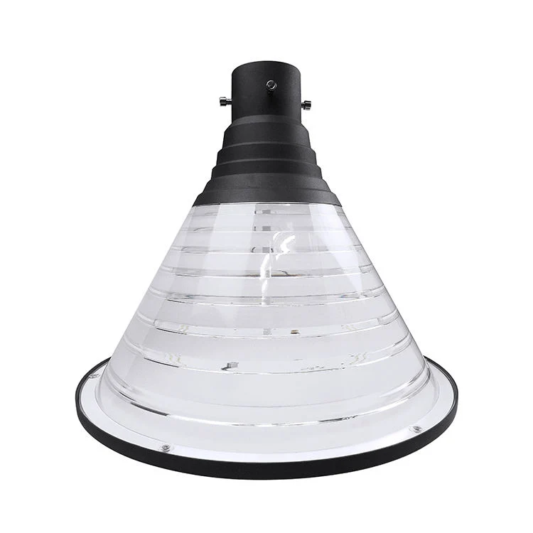 European Style Post Lamp Decoration Residential Path Pole Lighting Bright UFO Post Top Lantern Solar Garden Lights