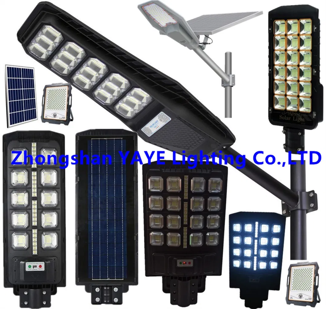 Solar Factory Supplier CE 2000W/1000W/800W600W500W/400W/300W/200W100W IP67 LED Street Outdoor Waterproof All in One Camera COB SMD Wall Flood Garden Road Light