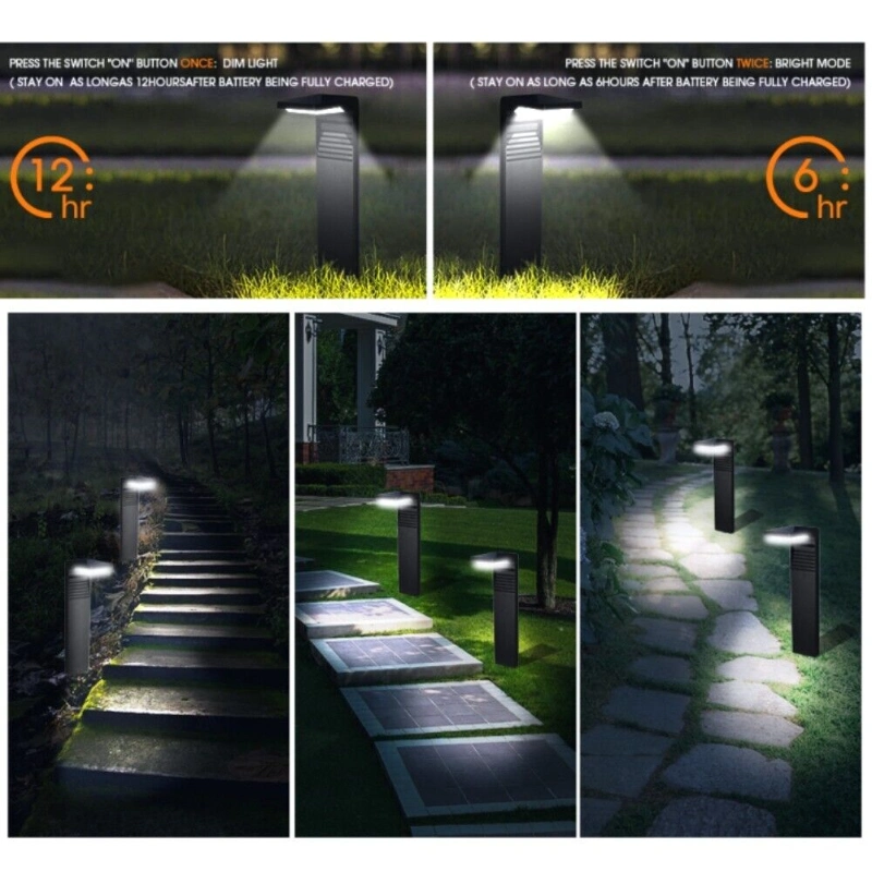 Garden Solar Lights Lamp Waterproof Decorative Solar Bollard Lawn Light Outdoor