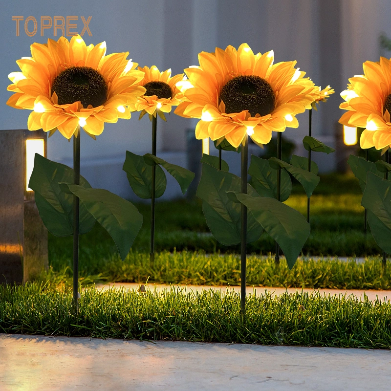 Sunflower Outdoor Garden Lawn Light IP65 Waterproof for Yard Yard Wedding Festive Decoration