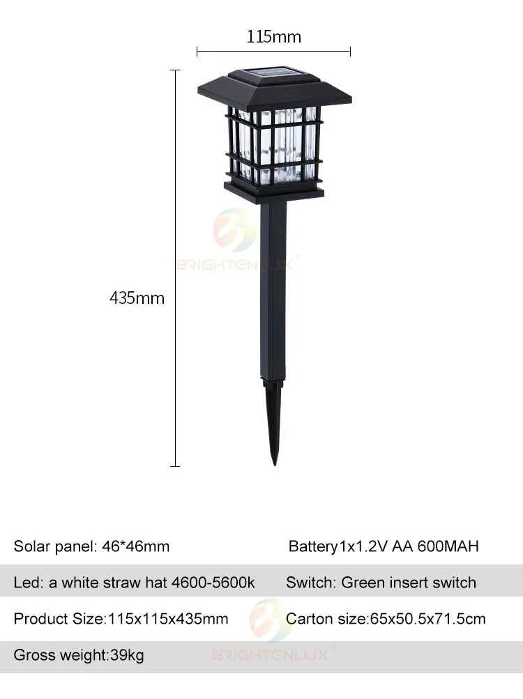 Brightenlux Wholesale Solar Powered Outdoor Ground Light, Bright Waterproof LED Solar Garden Lawn Light Outdoor