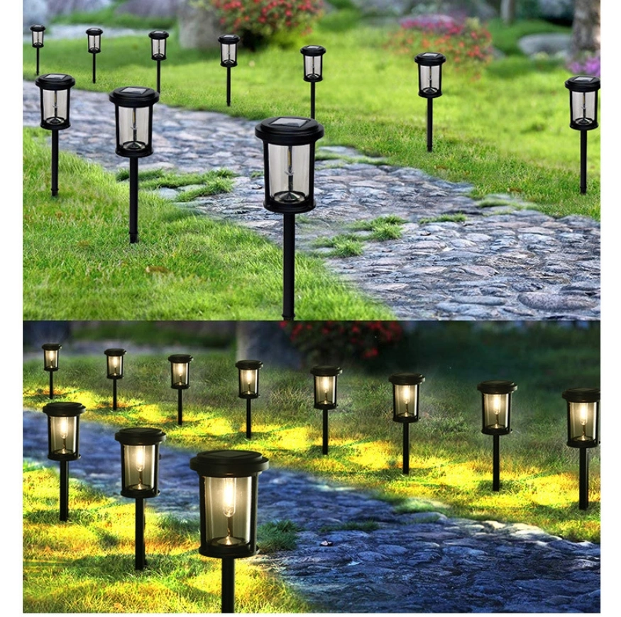 IP65 Waterproof Outdoor Landscape Decorative Lawn Warm LED Solar Garden Light Pathway Lights