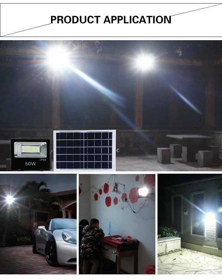 Outdoor Waterproof IP65 Construction Site Construction Solar Flood Light