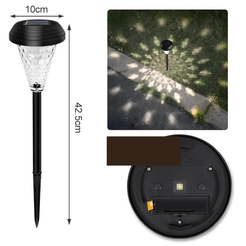 Solar Pathway Light Outdoor, 6 Pack Solar Garden Light, Bronze Fin Shade, Waterproof Solar Walkway Light Outdoor Lawn, Patio, Yard, Garden Wyz21201